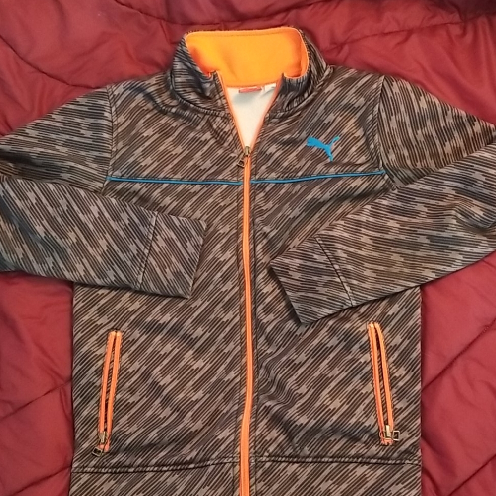 Puma boy's zip up jacket